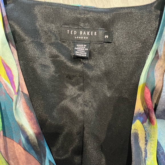 Ted Baker London Dress - Size 3 - Multi Coloured - Picture 2 of 5